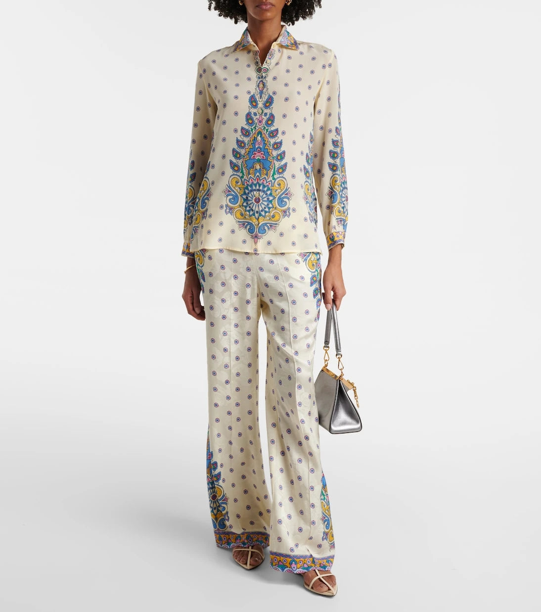 Etro - Printed silk shirt
