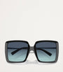 Tiffany & Co. Black Injected Square Oversized Sunglasses