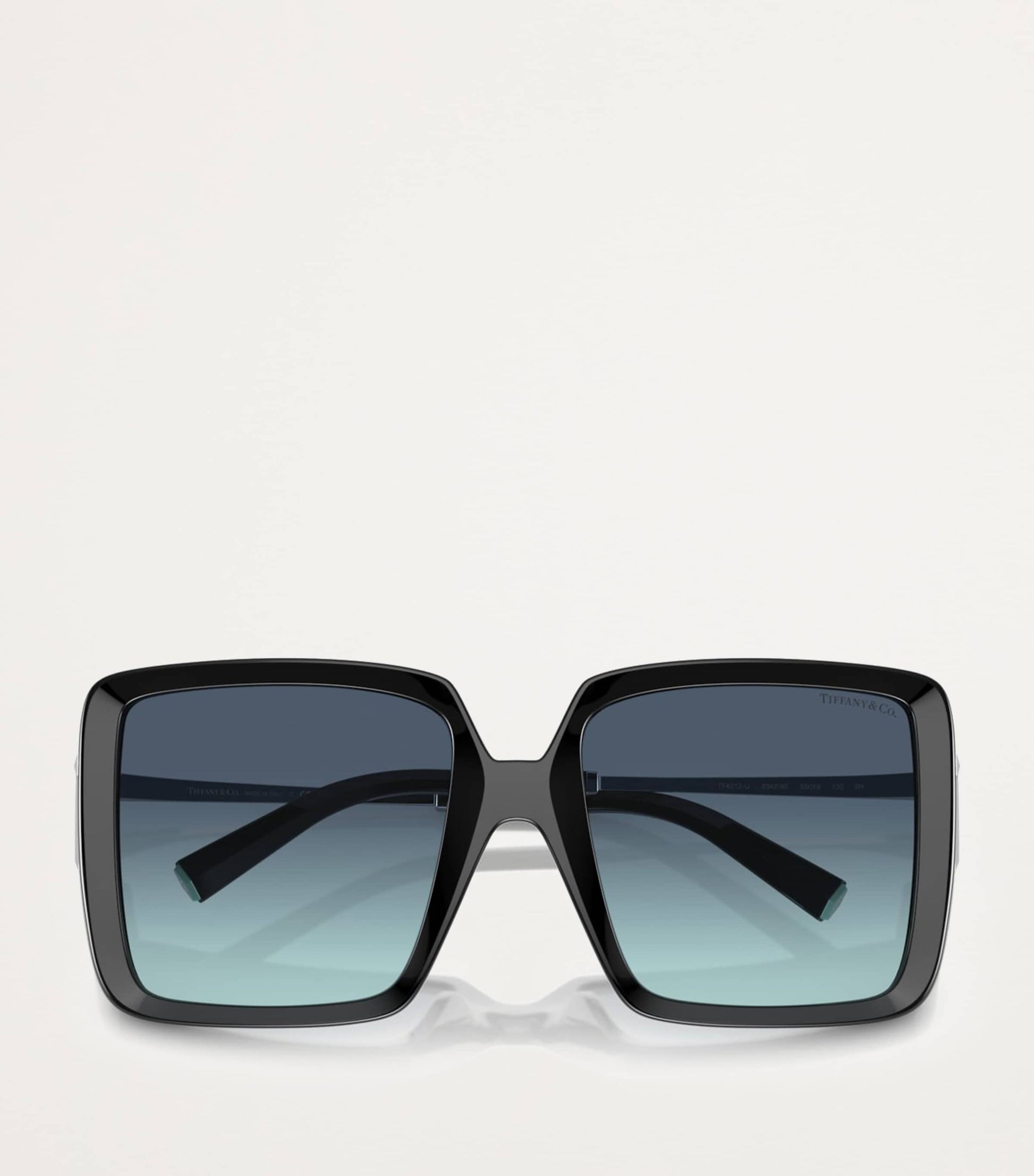 Tiffany & Co. Black Injected Square Oversized Sunglasses