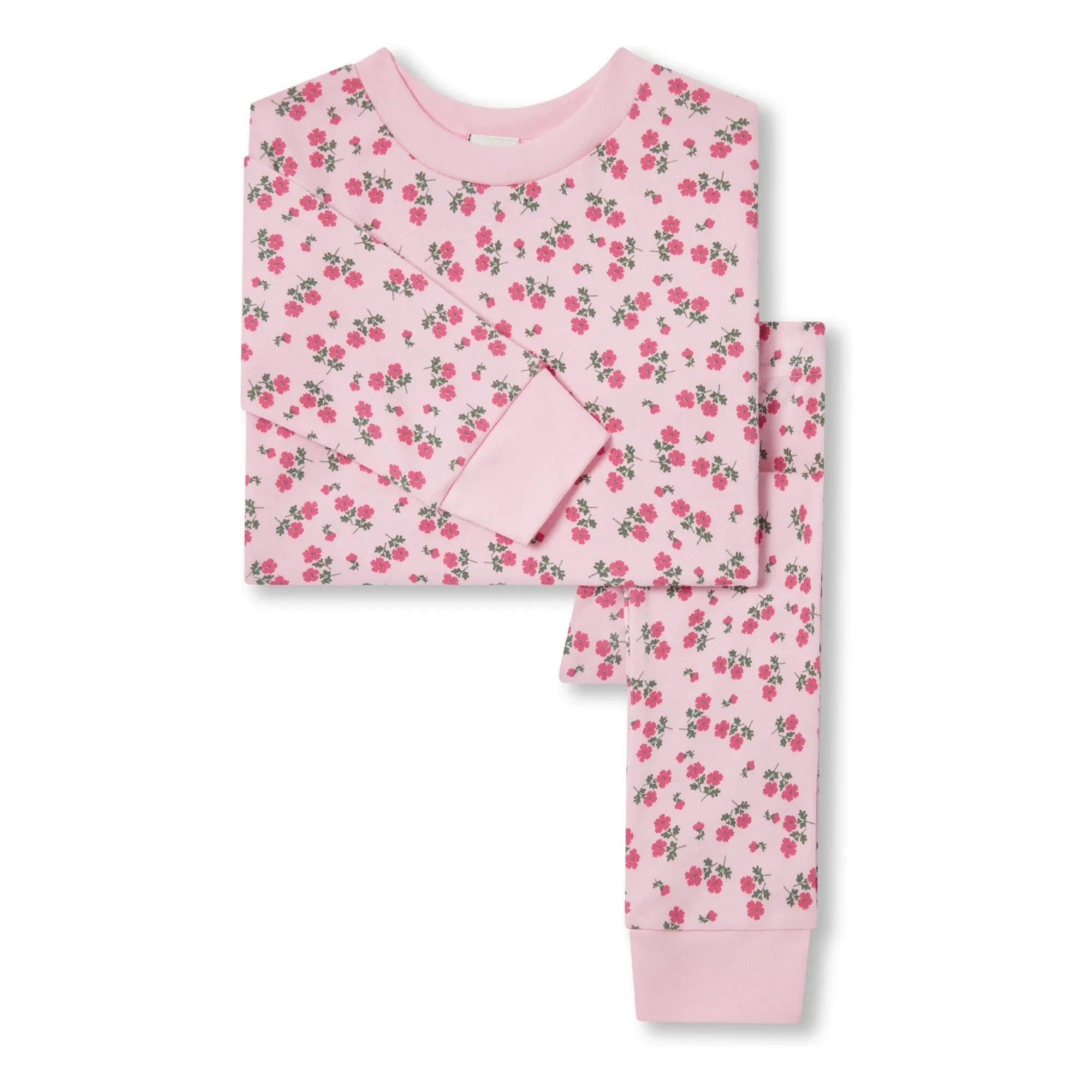 Sleepy Doe - Organic cotton floral pyjamas | Pink