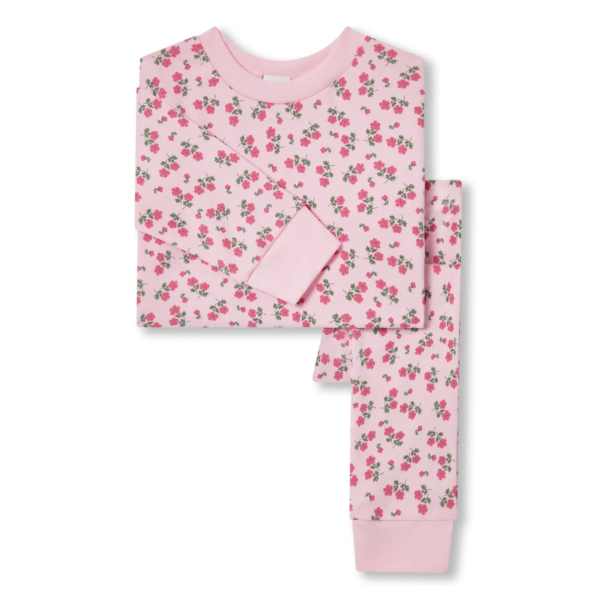 Sleepy Doe - Organic cotton floral pyjamas | Pink