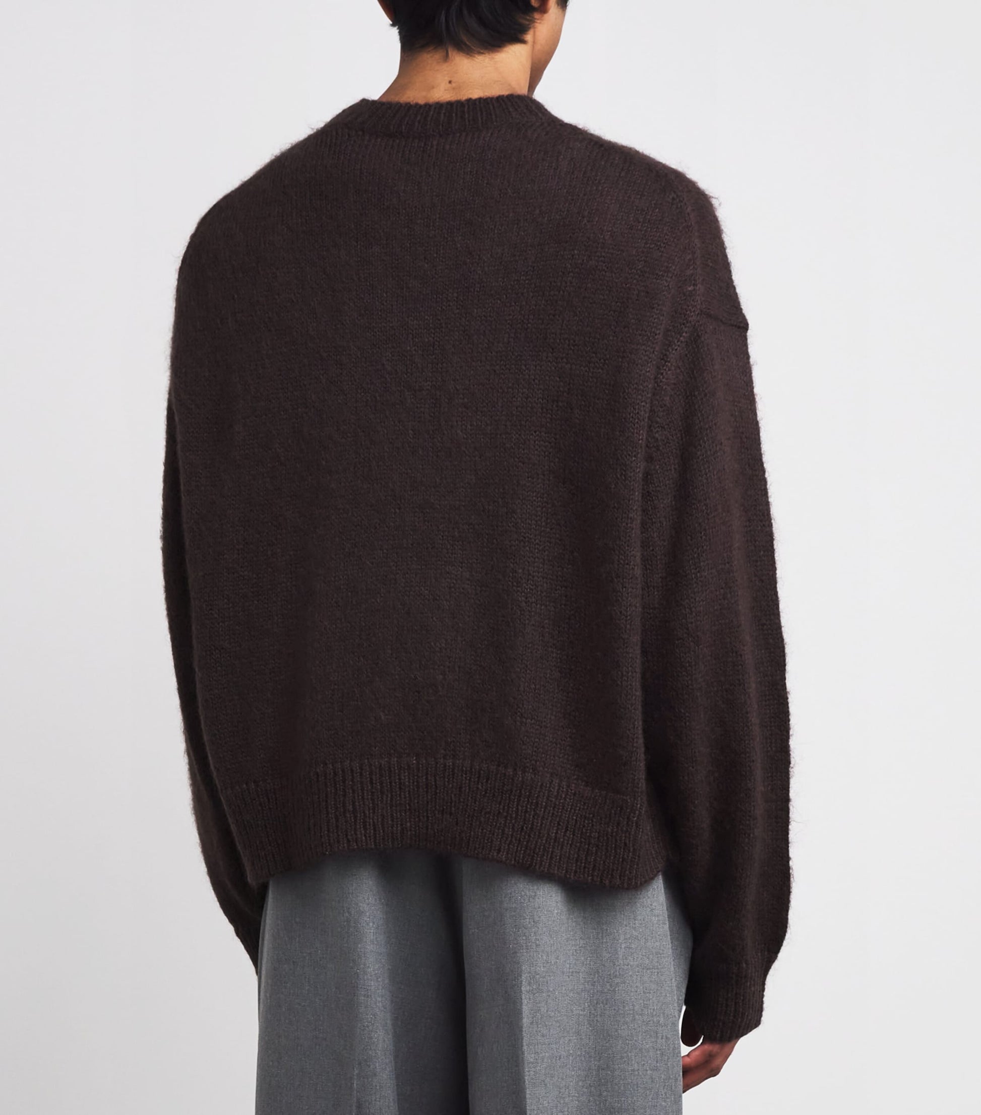 Studio Nicholson Brown Superkid Mohair-Blend Wynn Sweater