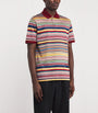 Cotton Noisy Stripe Polo Shirt
