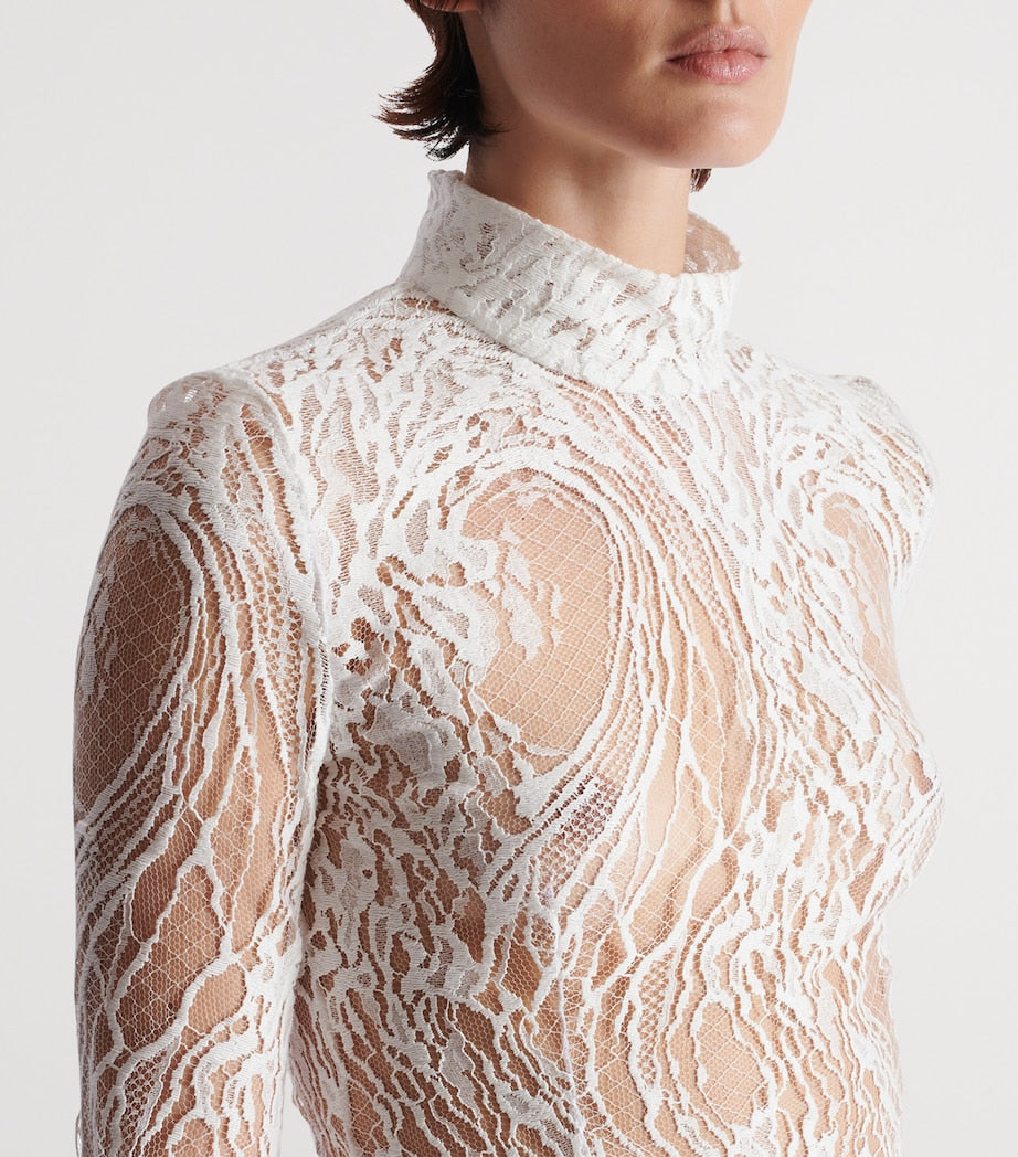 Lace Long-Sleeve Top