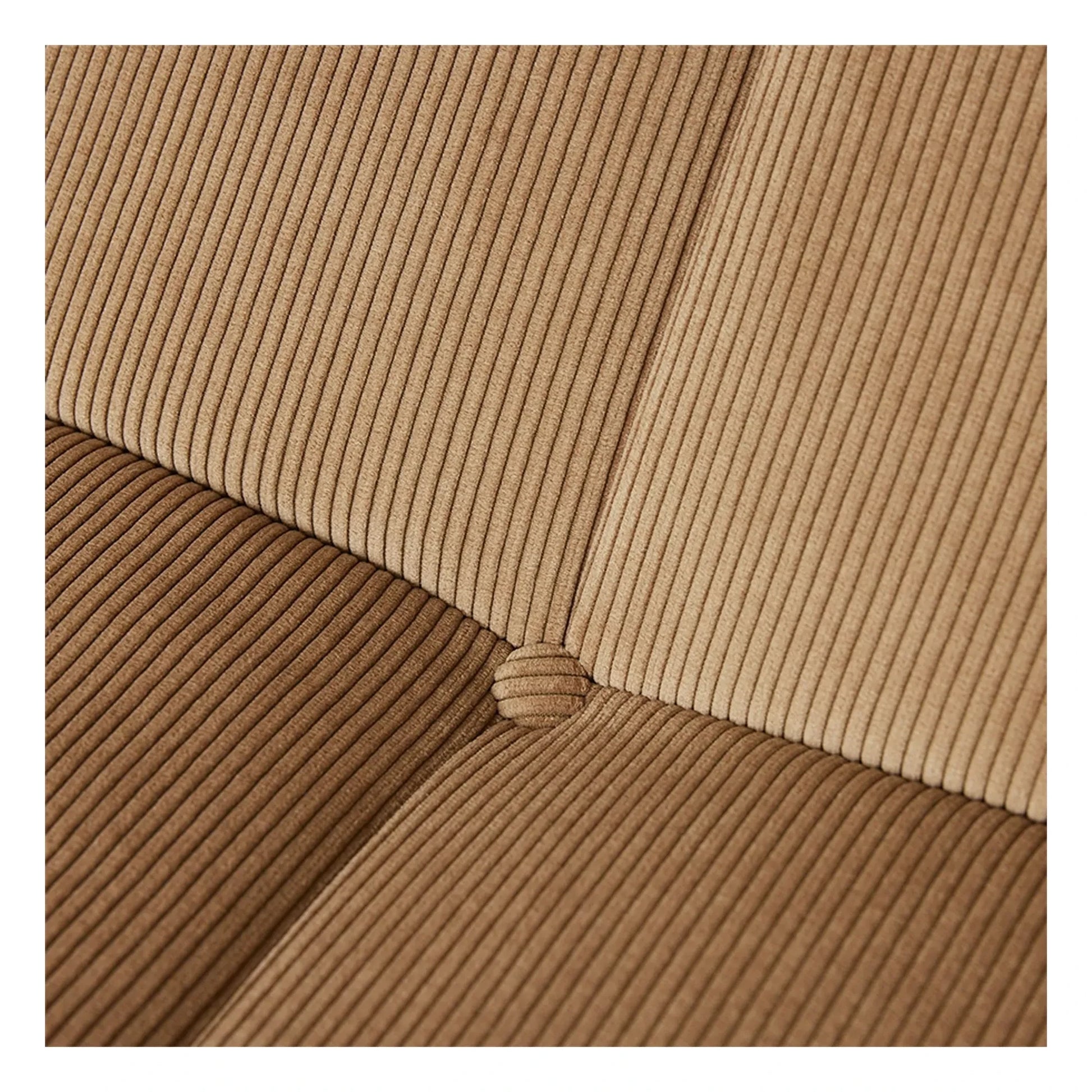 HKliving - Lazy corduroy sofa lounge | Light brown
