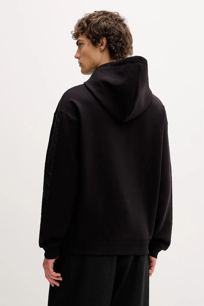 HUGO düz erkek pamuklu sweatshirt Dros