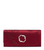 Malone Souliers Red Satin Embellished Vivien Clutch Bag