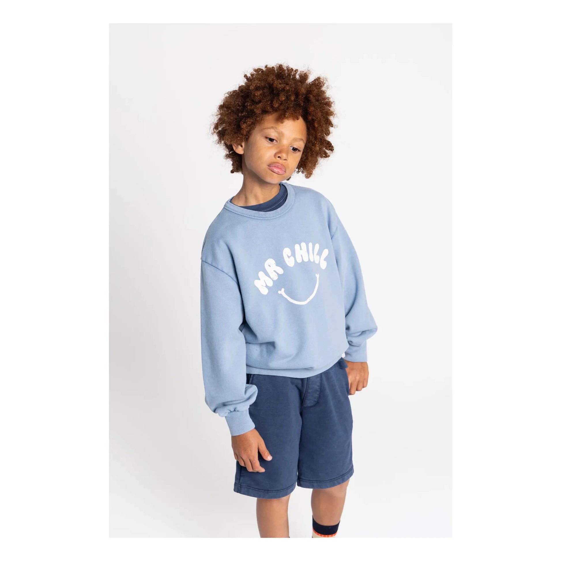Hundred Pieces - Ryde organic cotton sweatshirt | Grey blue