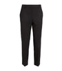Theory Black Good Wool Cropped Treeca Trousers
