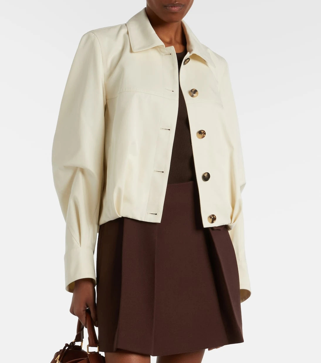 Loewe - Cotton and silk blouson jacket