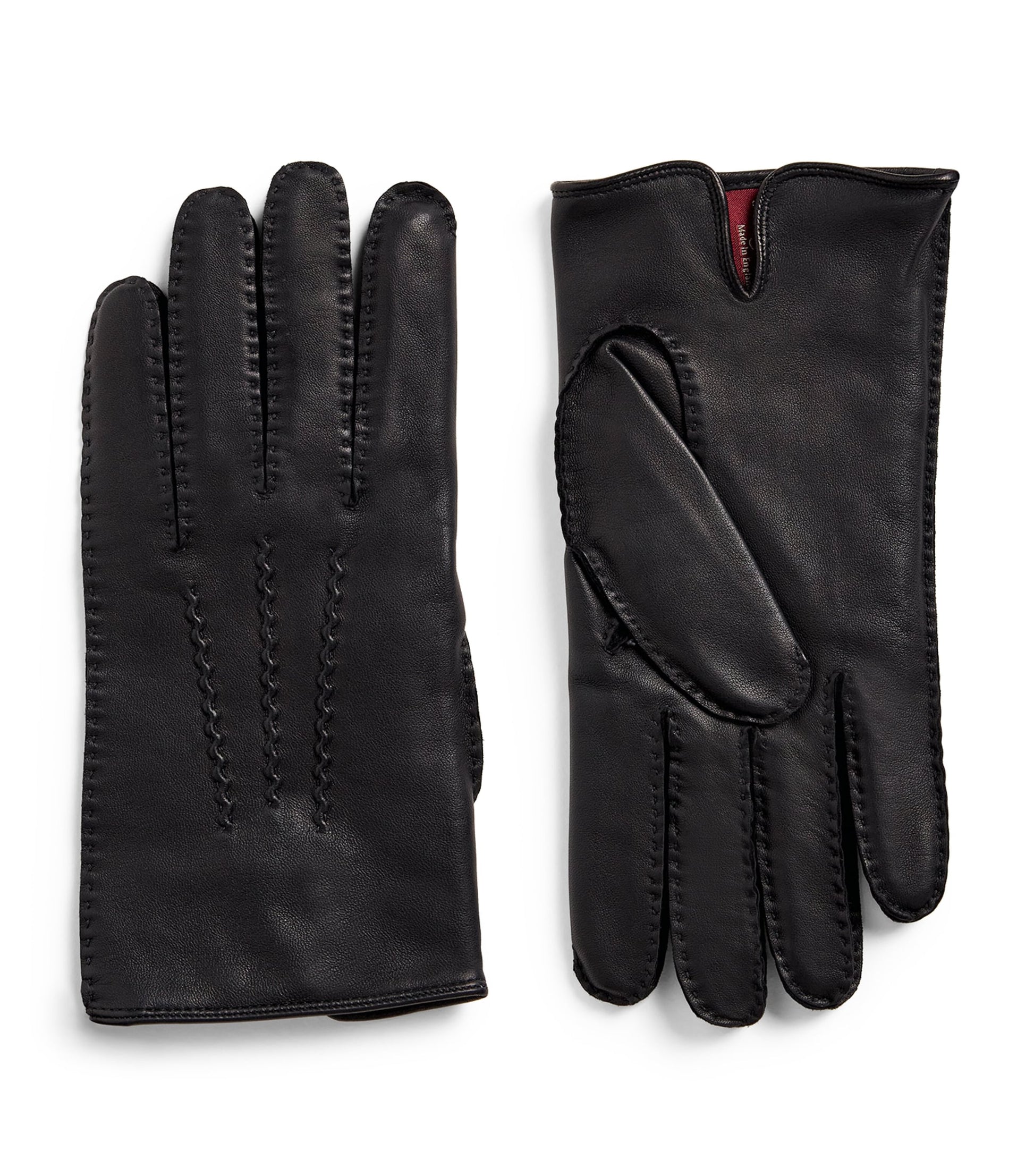 DENTS Leather Cashmere-Lined Levens Gloves