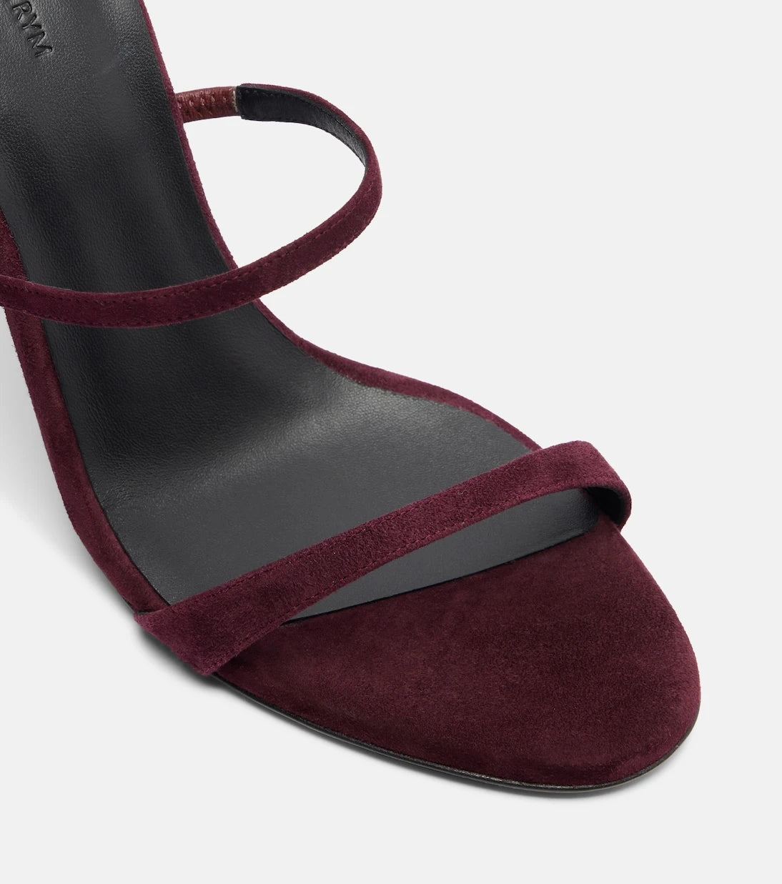 Magda Butrym - Floral-appliqué suede mules