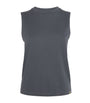 Extreme Cashmere Grey Cotton-Cashmere No.421 Player Sweater Vest