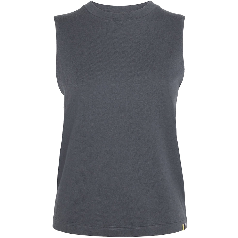 Extreme Cashmere Grey Cotton-Cashmere No.421 Player Sweater Vest