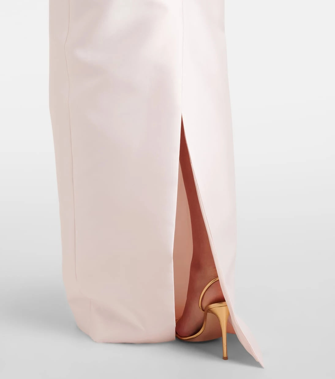 Monique Lhuillier - Bow-detail satin gown