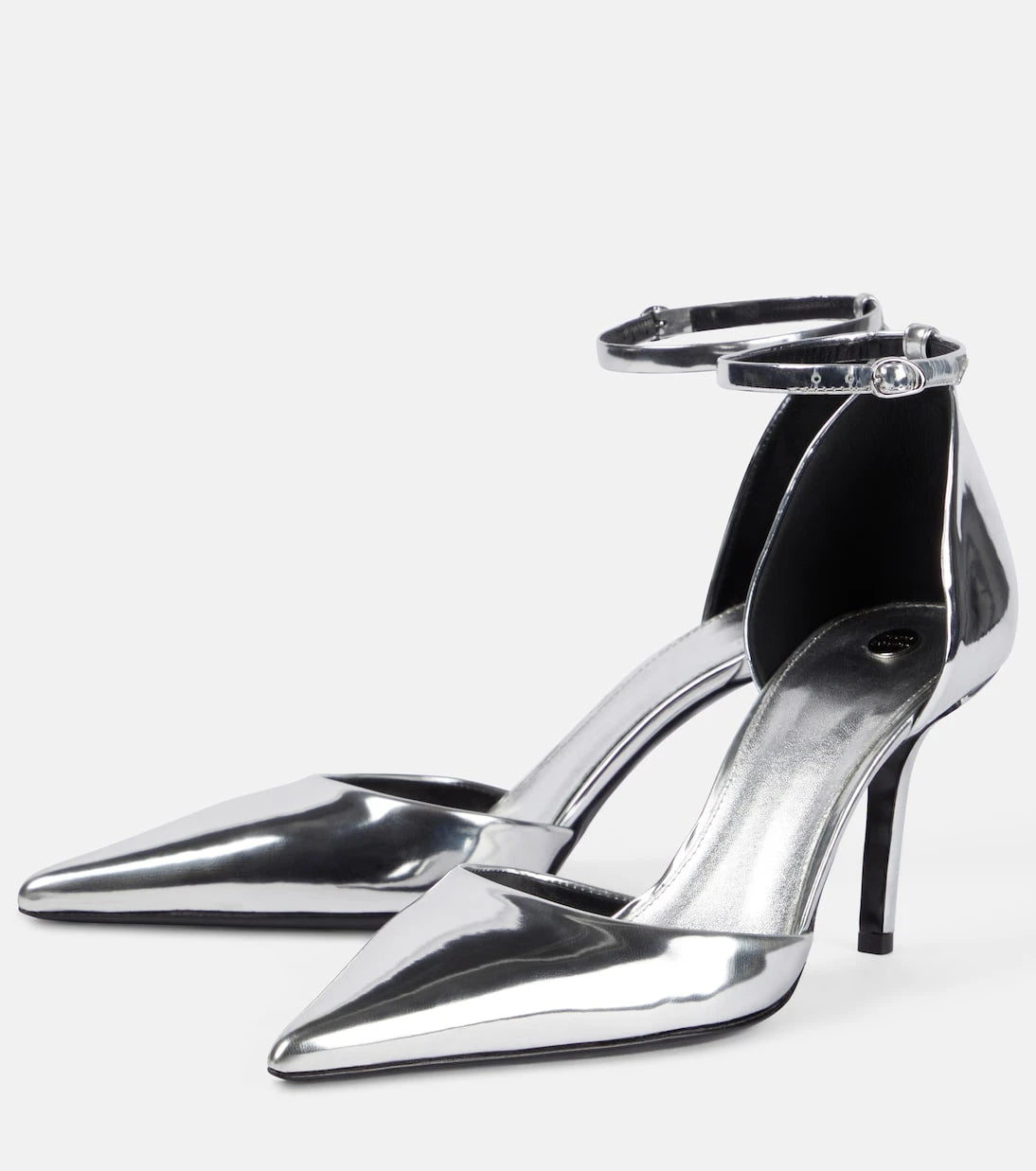 Proenza Schouler - Slash 85 mirrored leather pumps