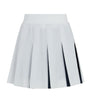 Varley White Bronte Pleated Two-in-One Skirt
