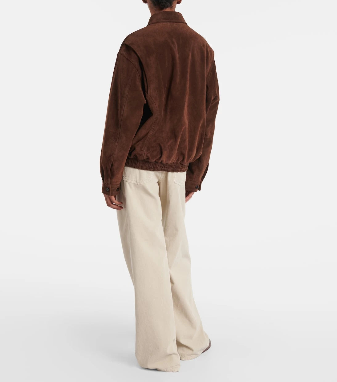 The Row - Roana suede bomber jacket