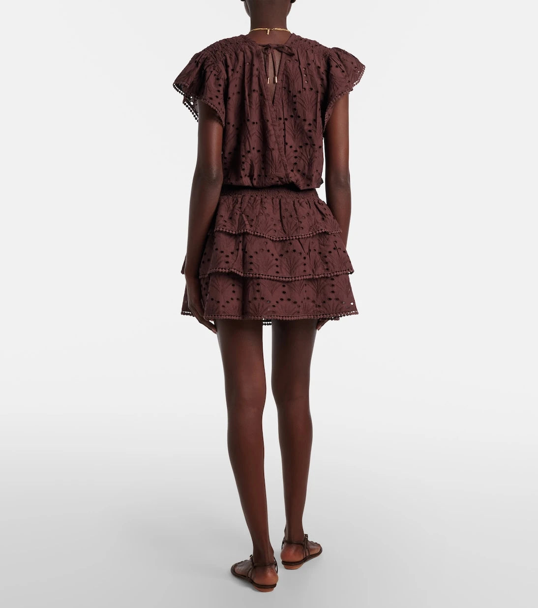 Melissa Odabash - Broderie anglaise cotton minidress