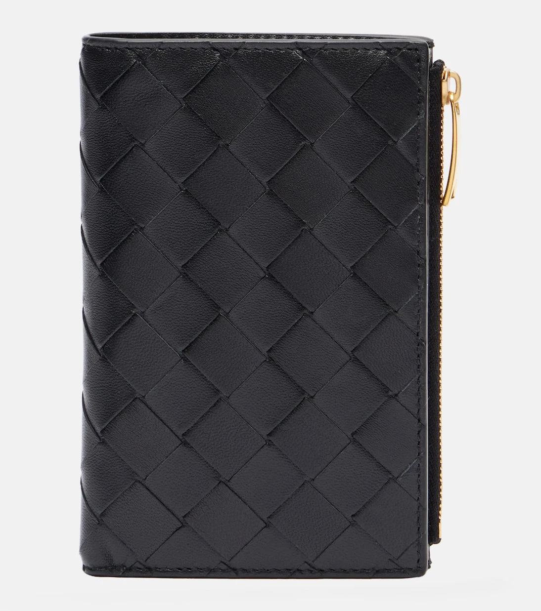 Bottega Veneta - محفظة جلد متوسطة "إنتريتشياتو"