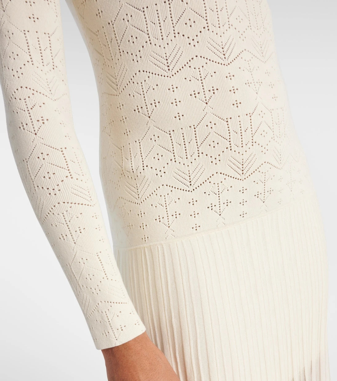 Isabel Marant - Gisole pointelle turtleneck maxi dress