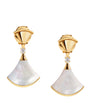 Yellow Gold and Mother of Pearl Divas' Dream Earrings