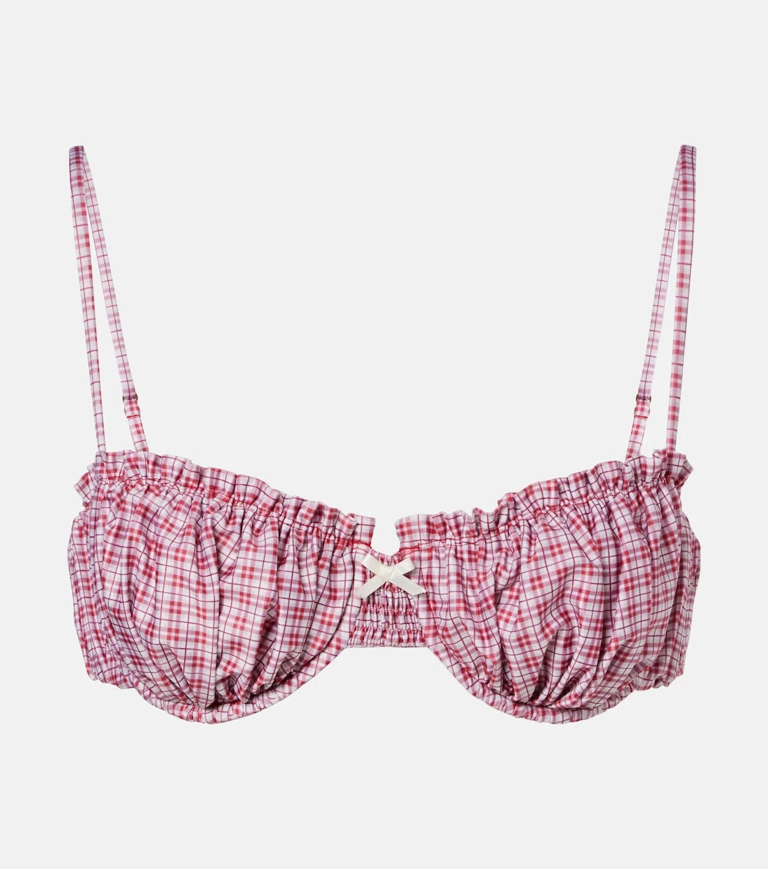 Faithfull - Moana checked bikini top