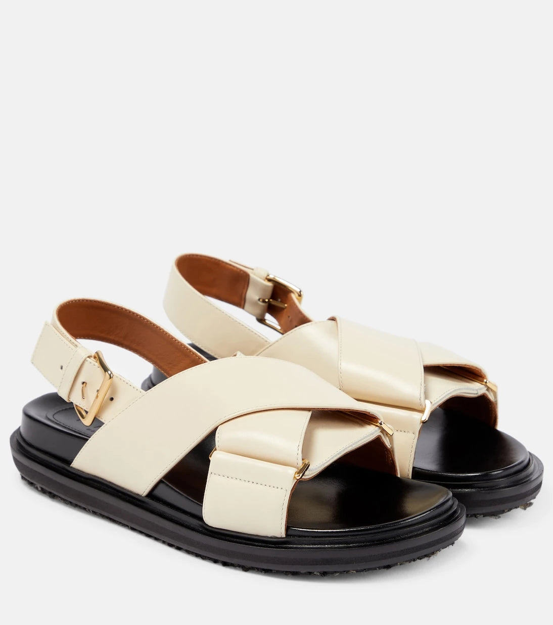 Marni - Fussbett leather sandals