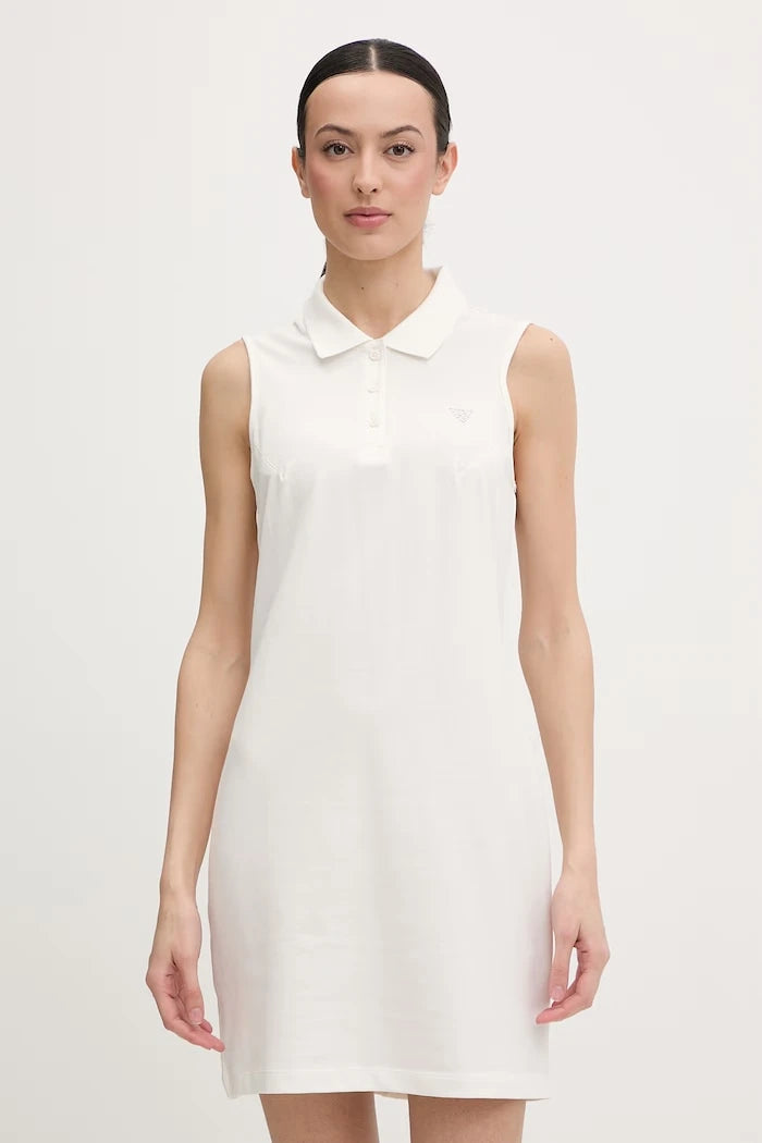 Guess pamuk ve elastan karışımlı SILVY elbise