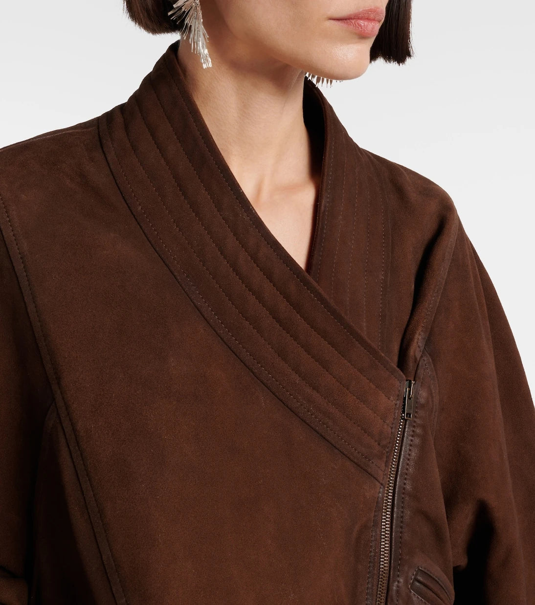Isabel Marant - Edina asymmetric suede jacket