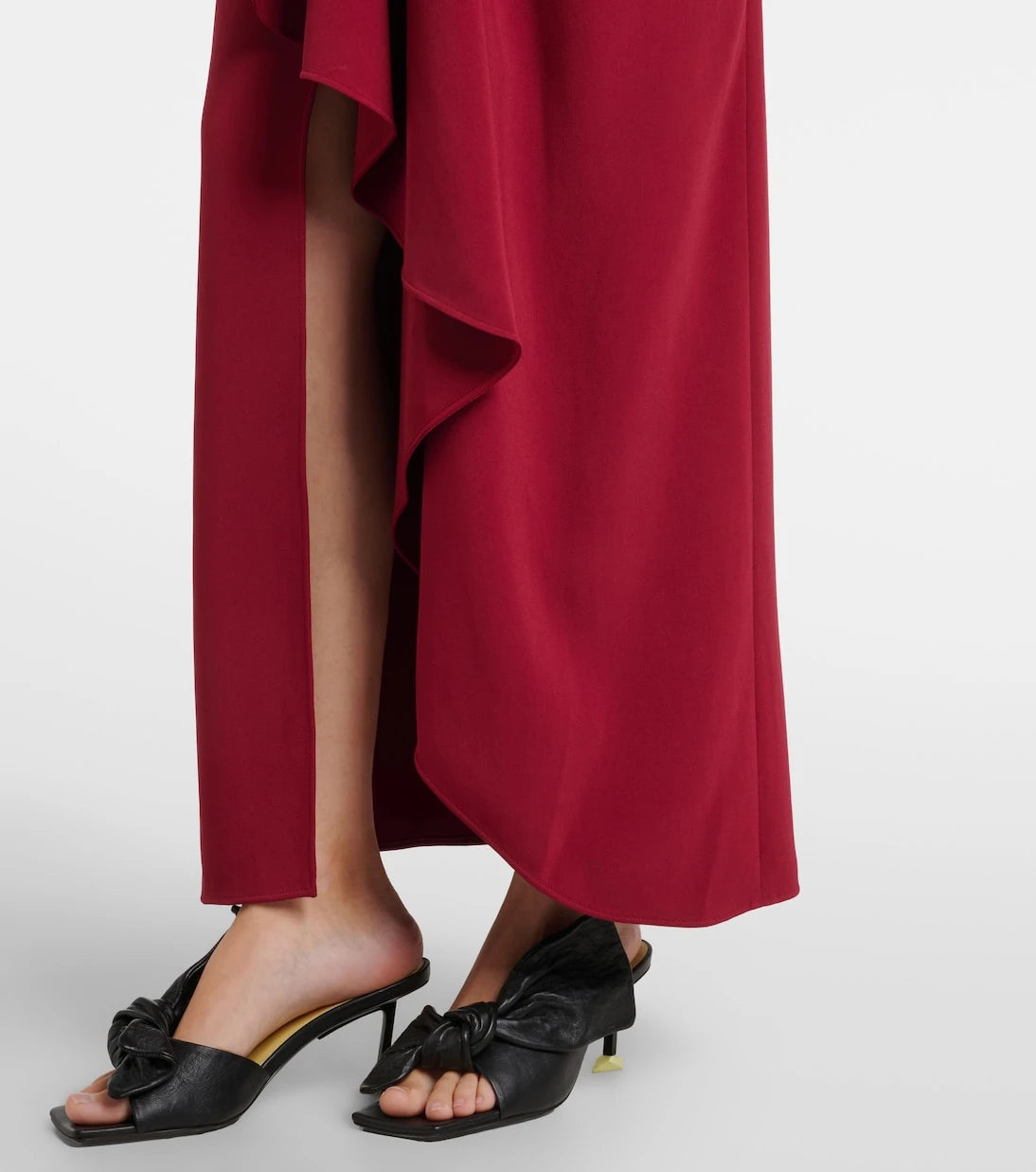 Givenchy - Asymmetrical draped midi dress