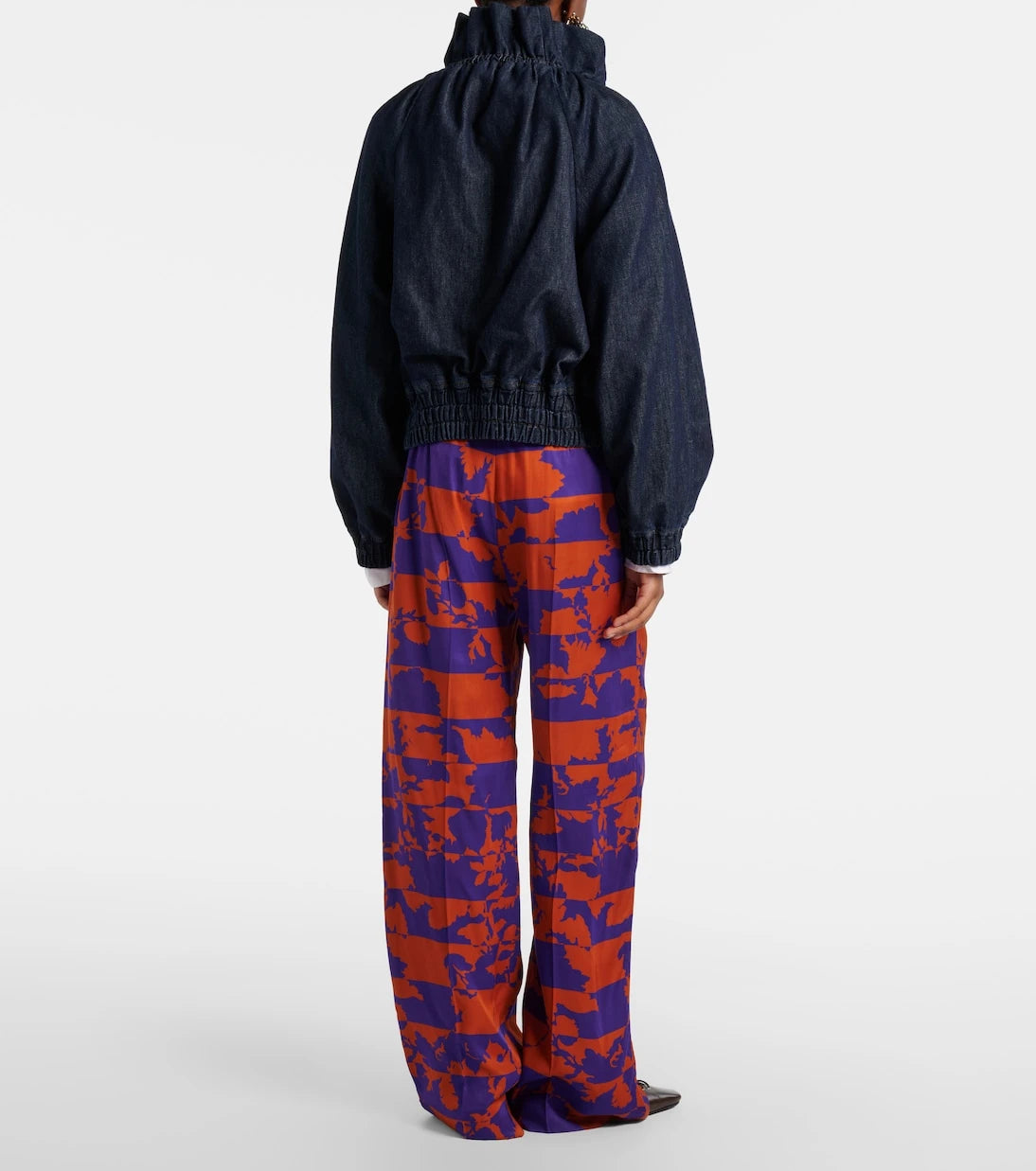 Dries Van Noten - Printed wide-leg pants