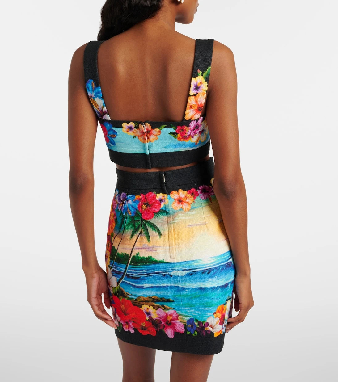 Dolce&Gabbana - Printed crop top