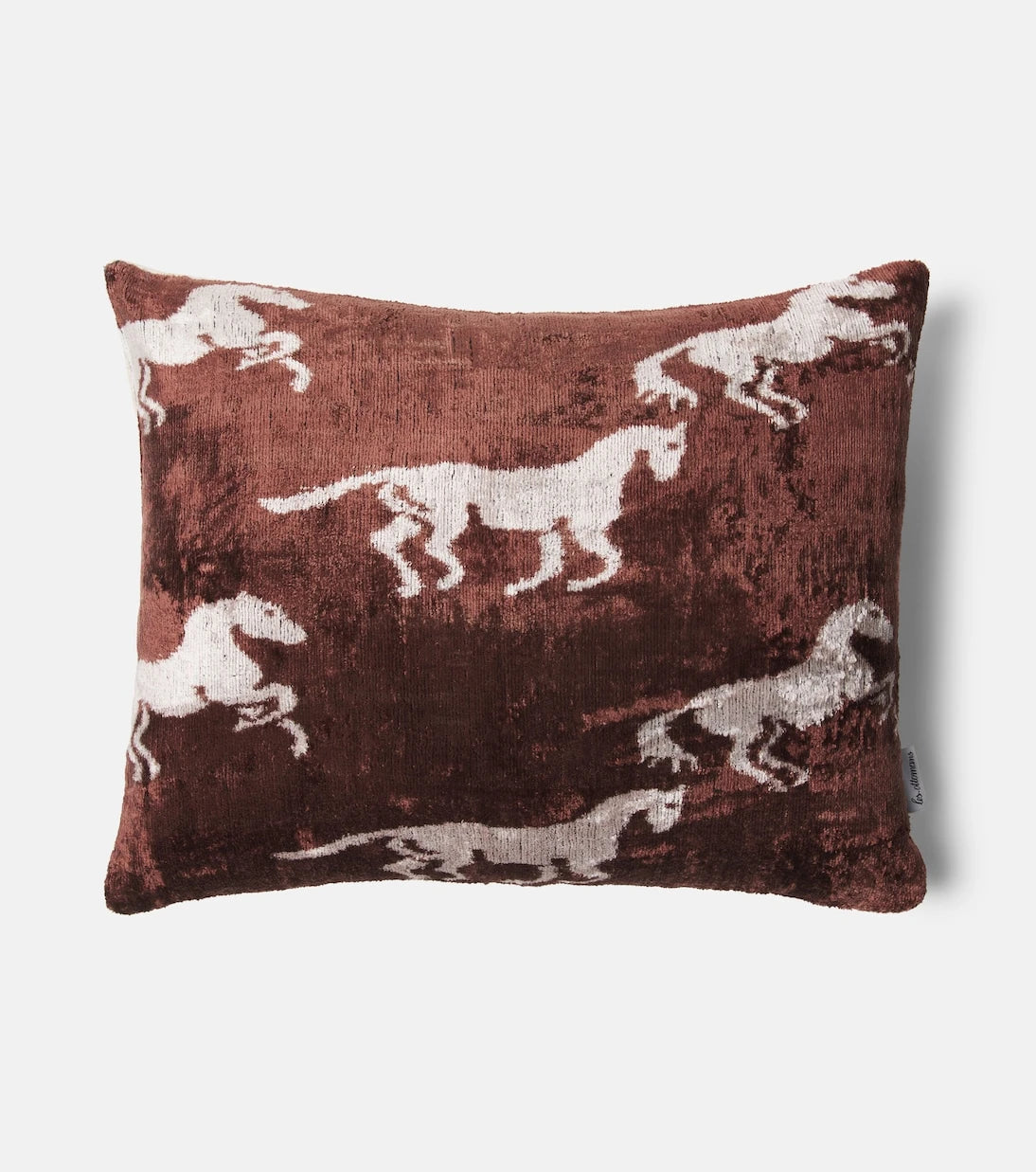 Les-Ottomans - Silk and cotton velvet cushion
