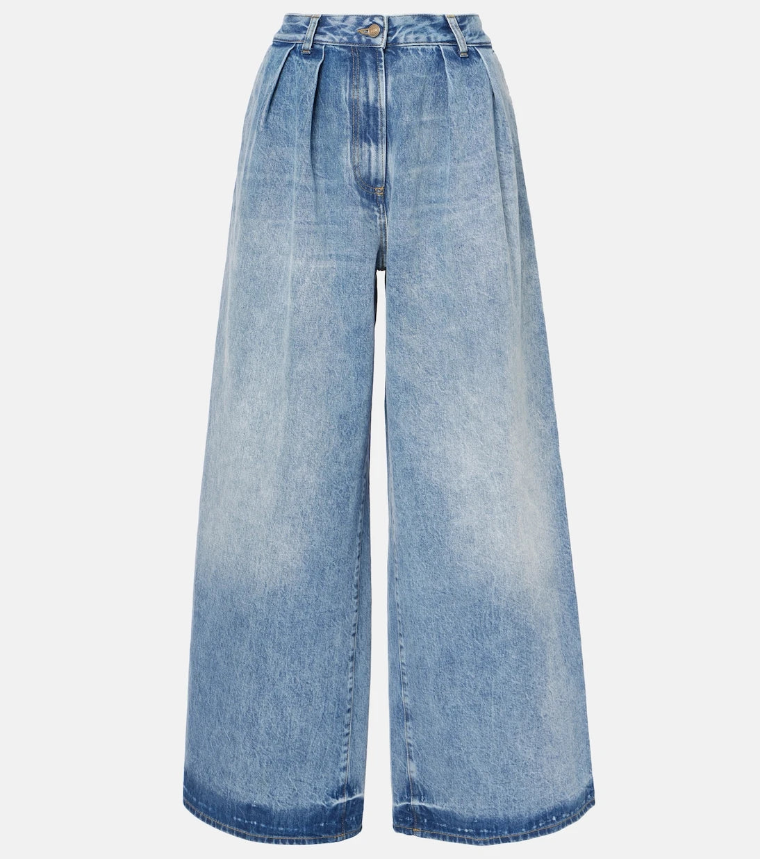 Alanui - Sunny Crochet wide-leg jeans