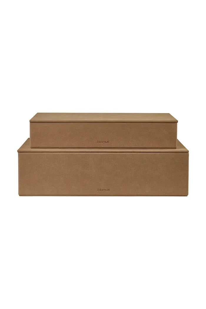 Blomus Sahla Saklama Kutusu Seti 35 × 25 × 7 / 40 × 30 × 11 cm (2 Parça)