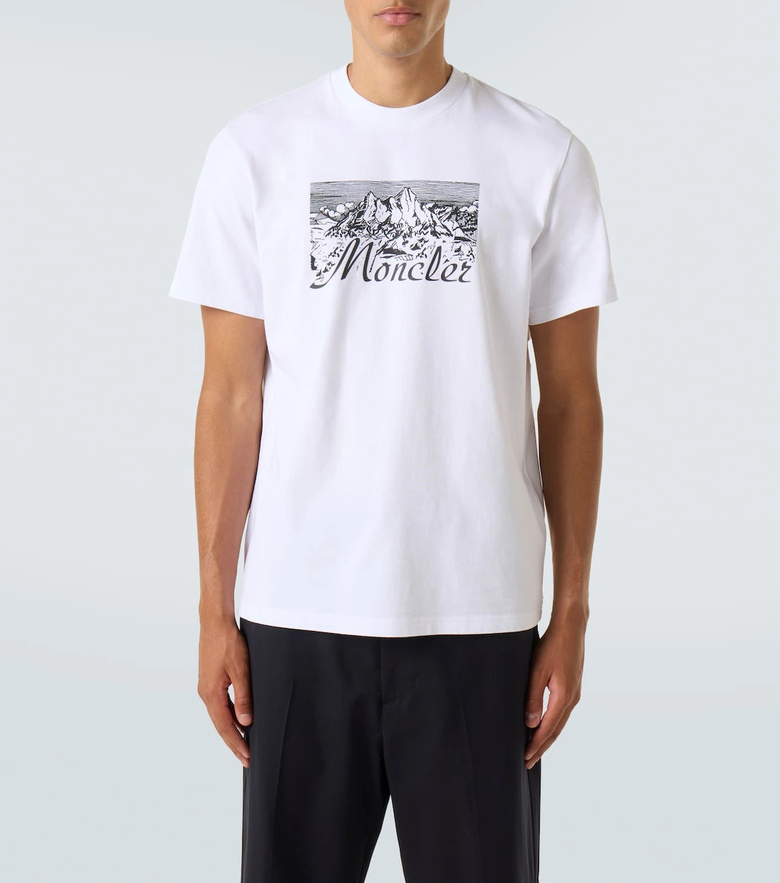 Moncler - Logo cotton jersey T-shirt