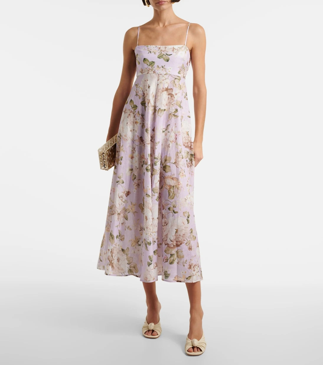 Zimmermann - Acacia floral linen midi dress