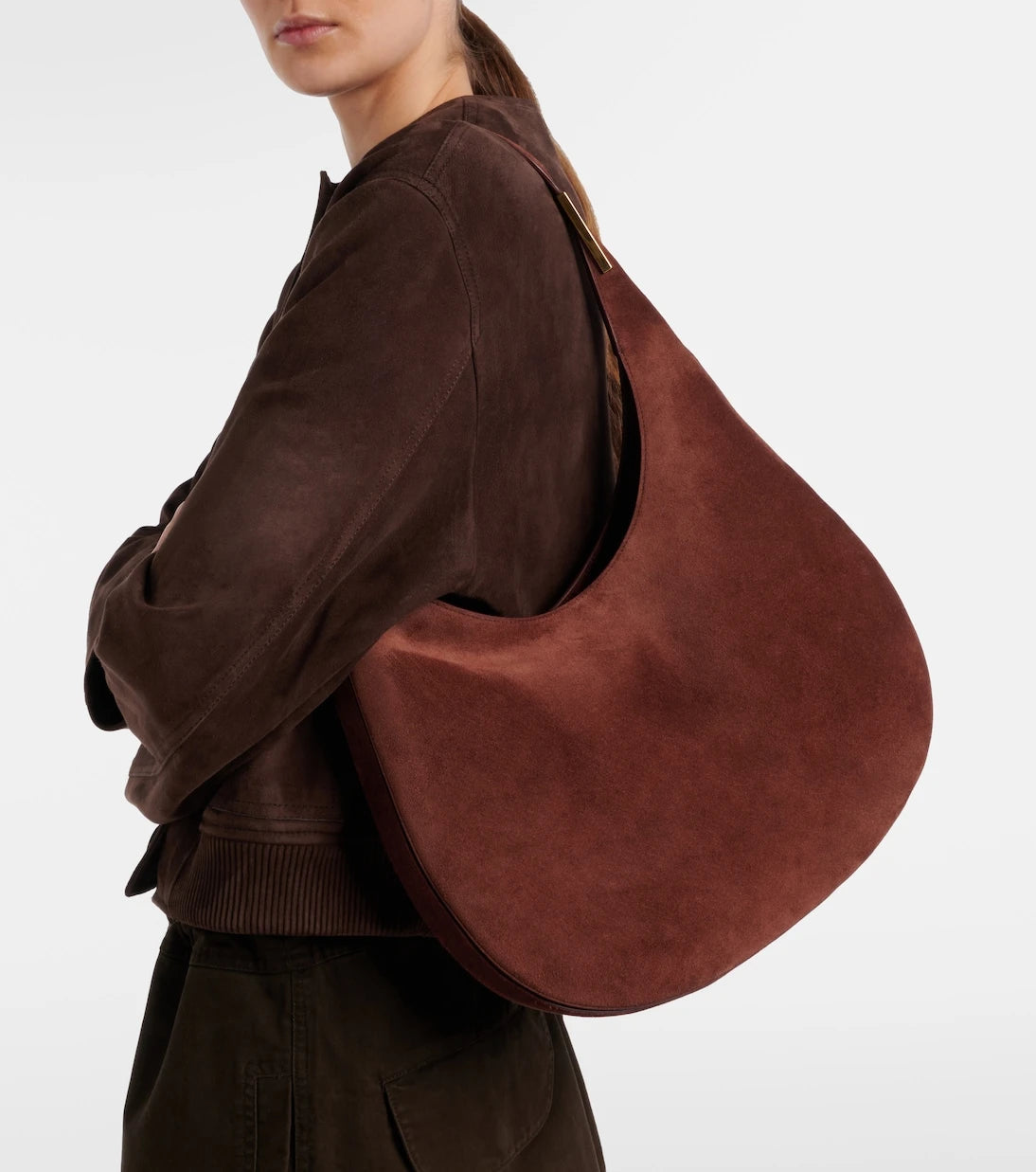 Savette - Florence Medium suede shoulder bag