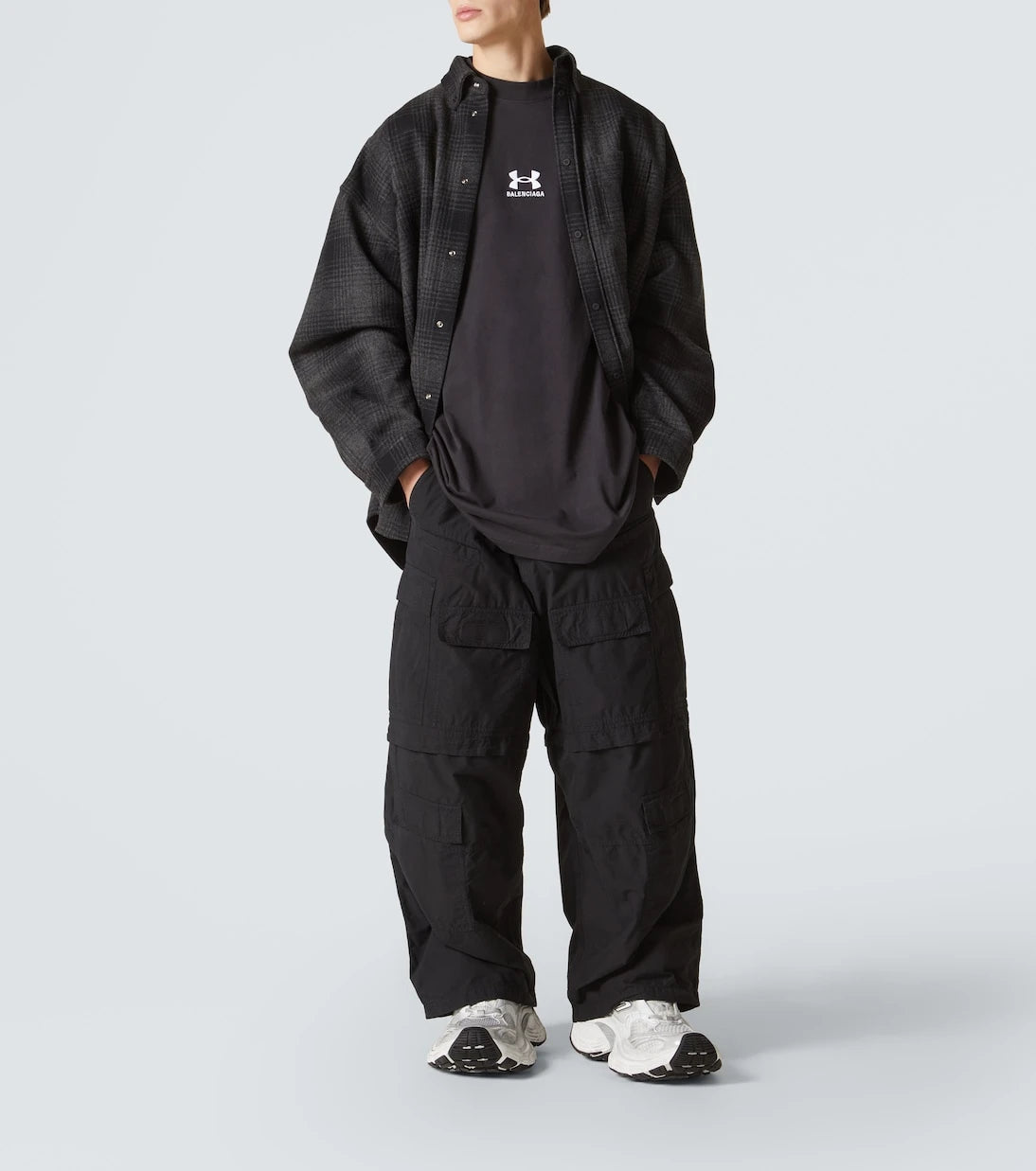Balenciaga - x Under Armour oversized cotton T-shirt