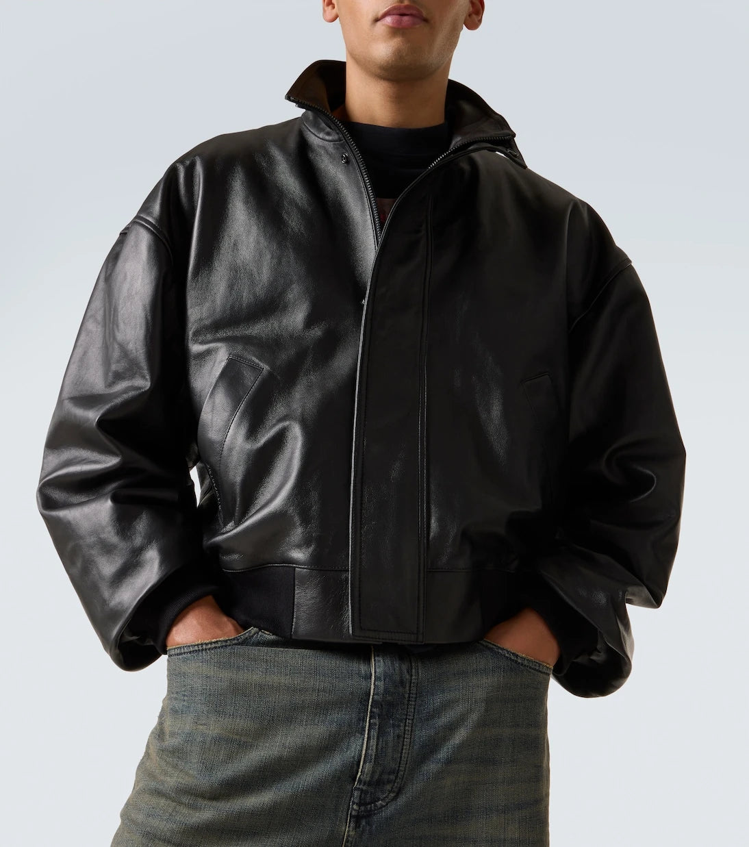 Balenciaga - Leather blouson