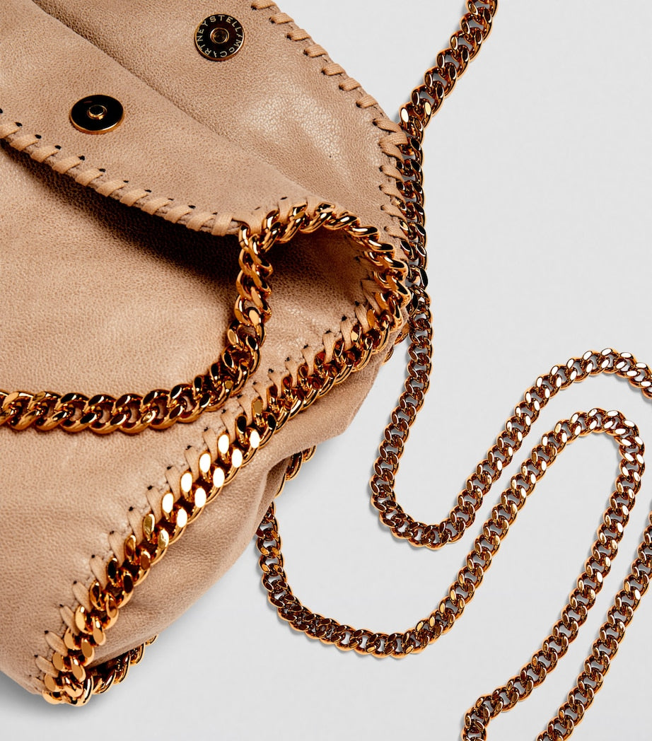 Stella McCartney Beige Mini Falabella Tote Bag