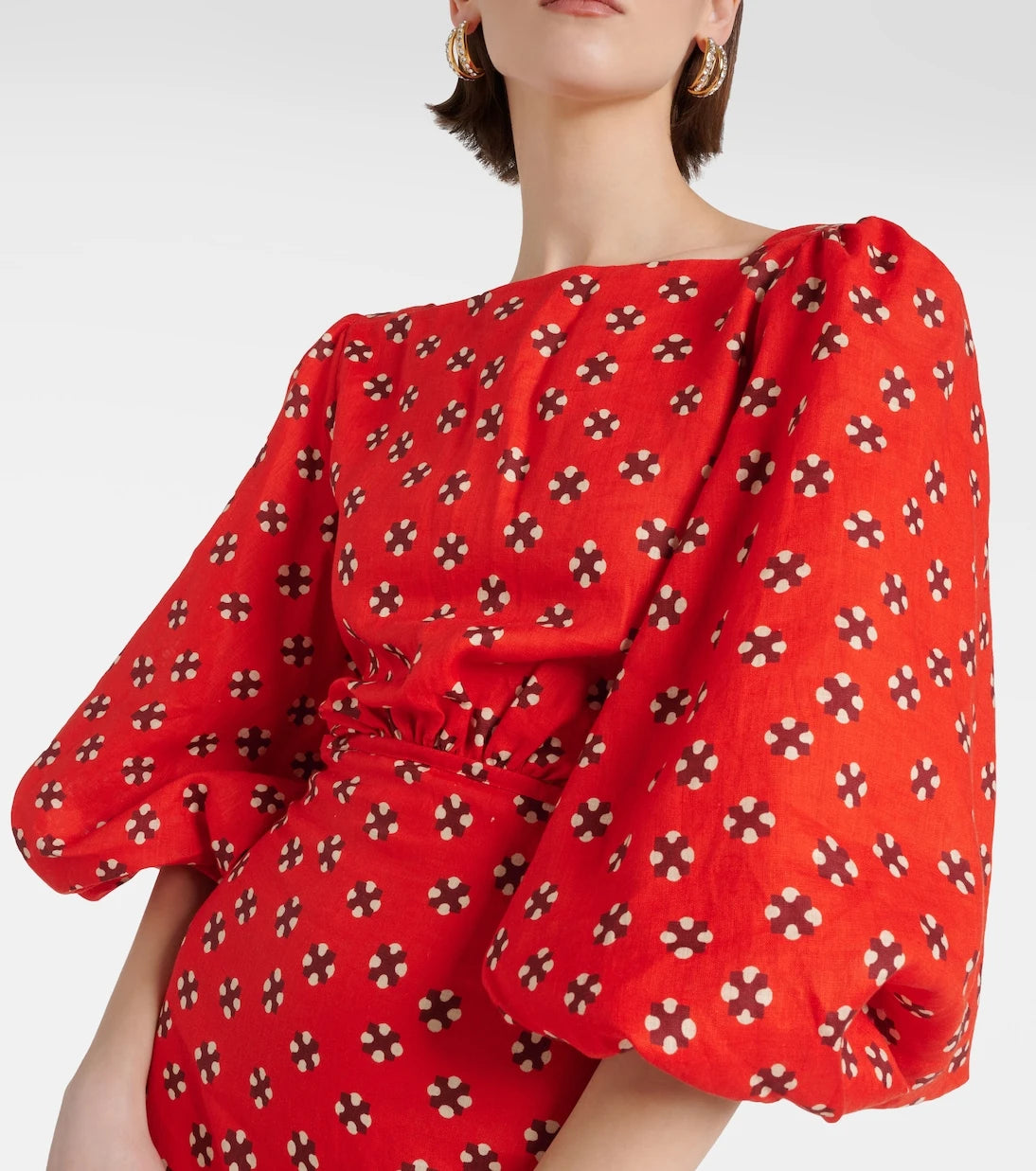 Johanna Ortiz - Printed linen midi dress