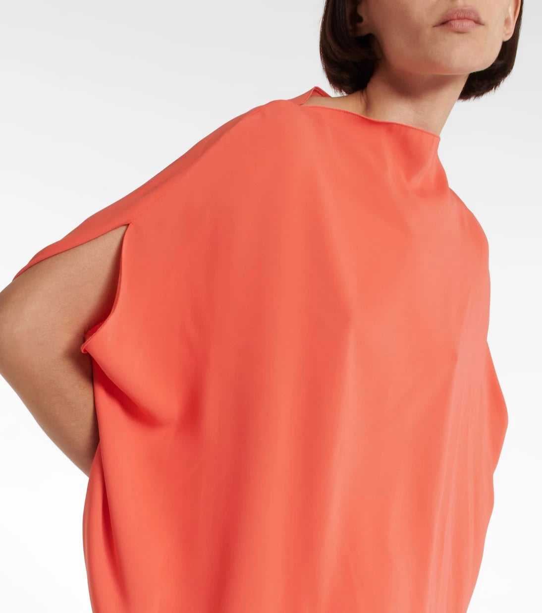 MM6 Maison Margiela - Draped satin top