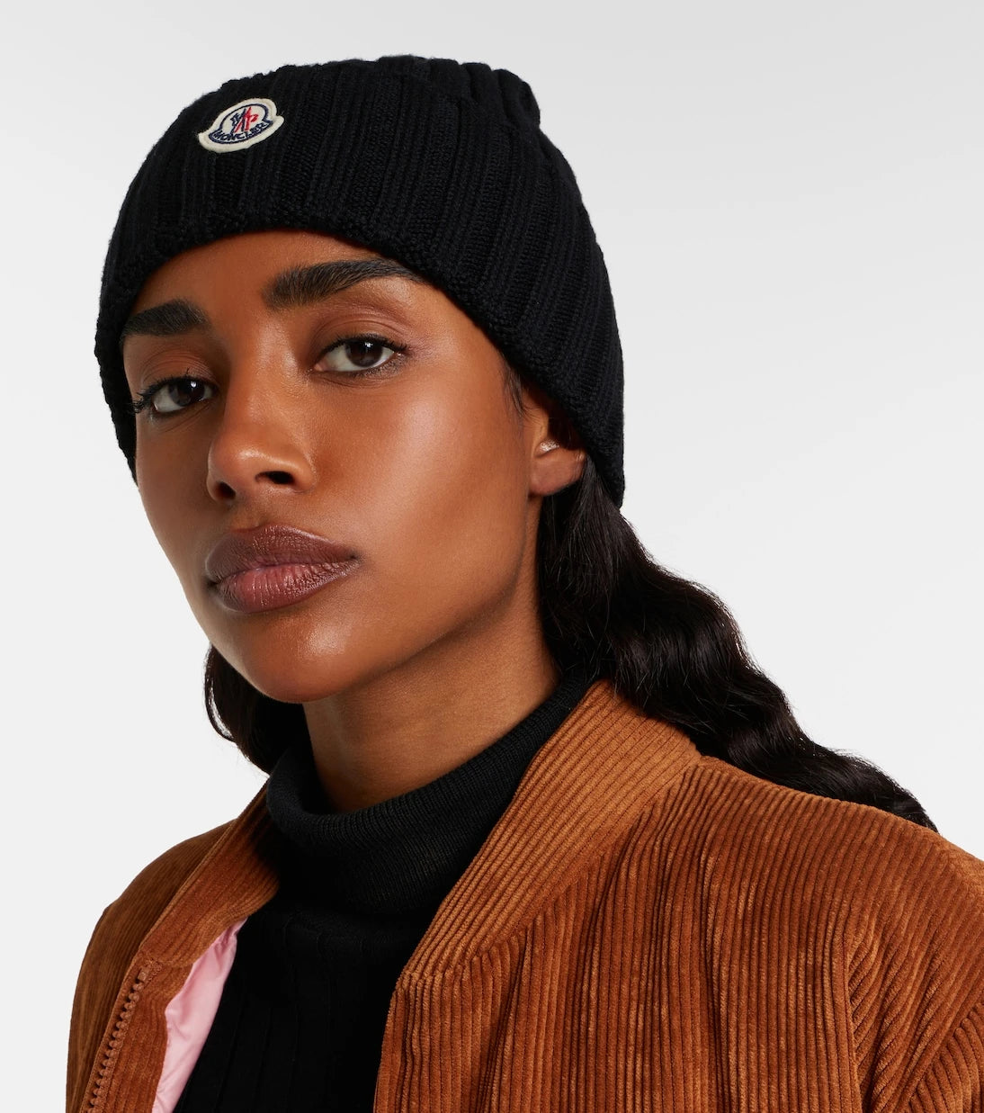 Moncler - Ribbed-knit virgin wool beanie