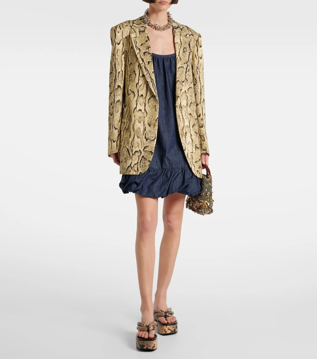 Dries Van Noten - Denim minidress