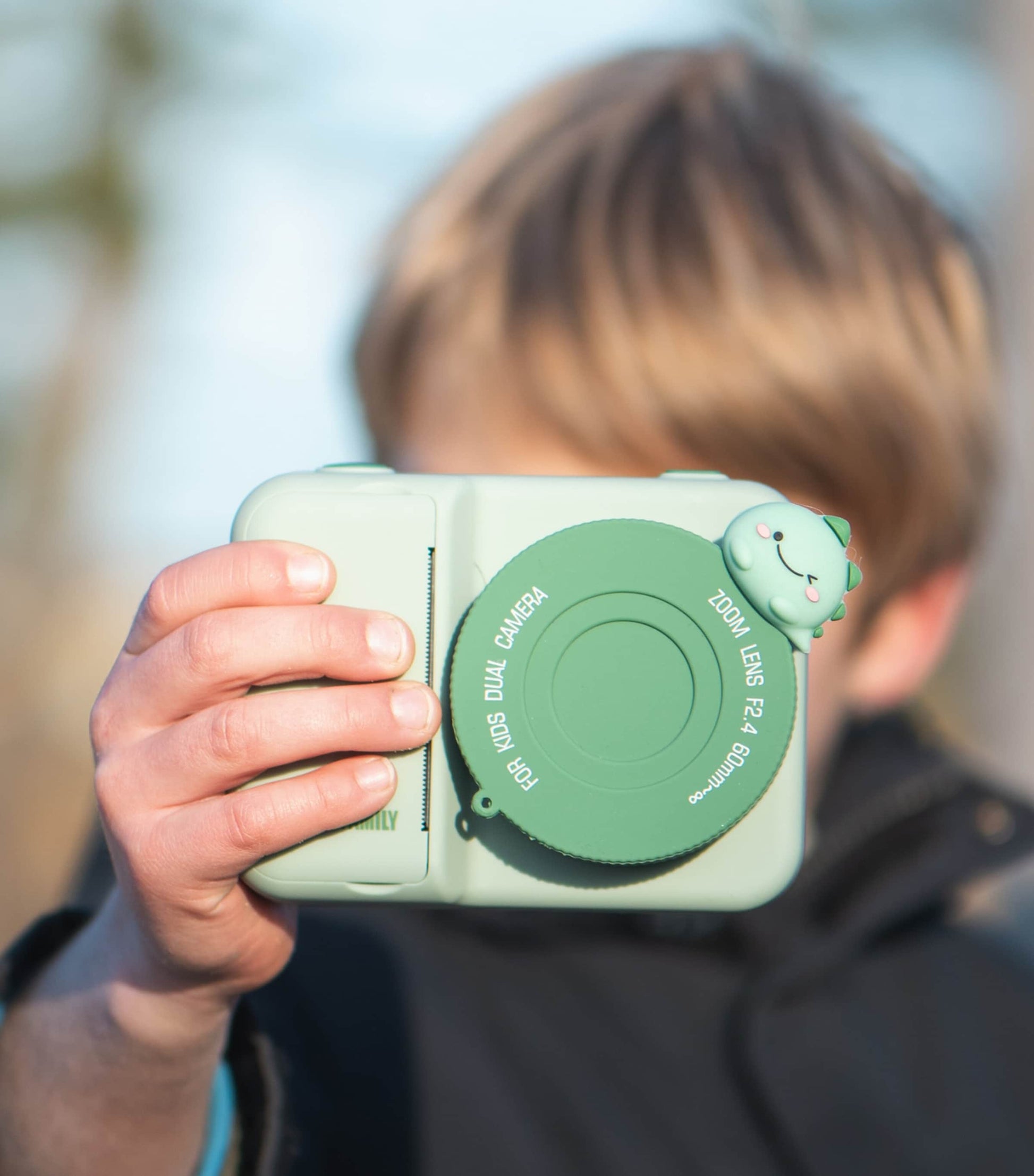 Zoo Print Dino Green P2 Camera