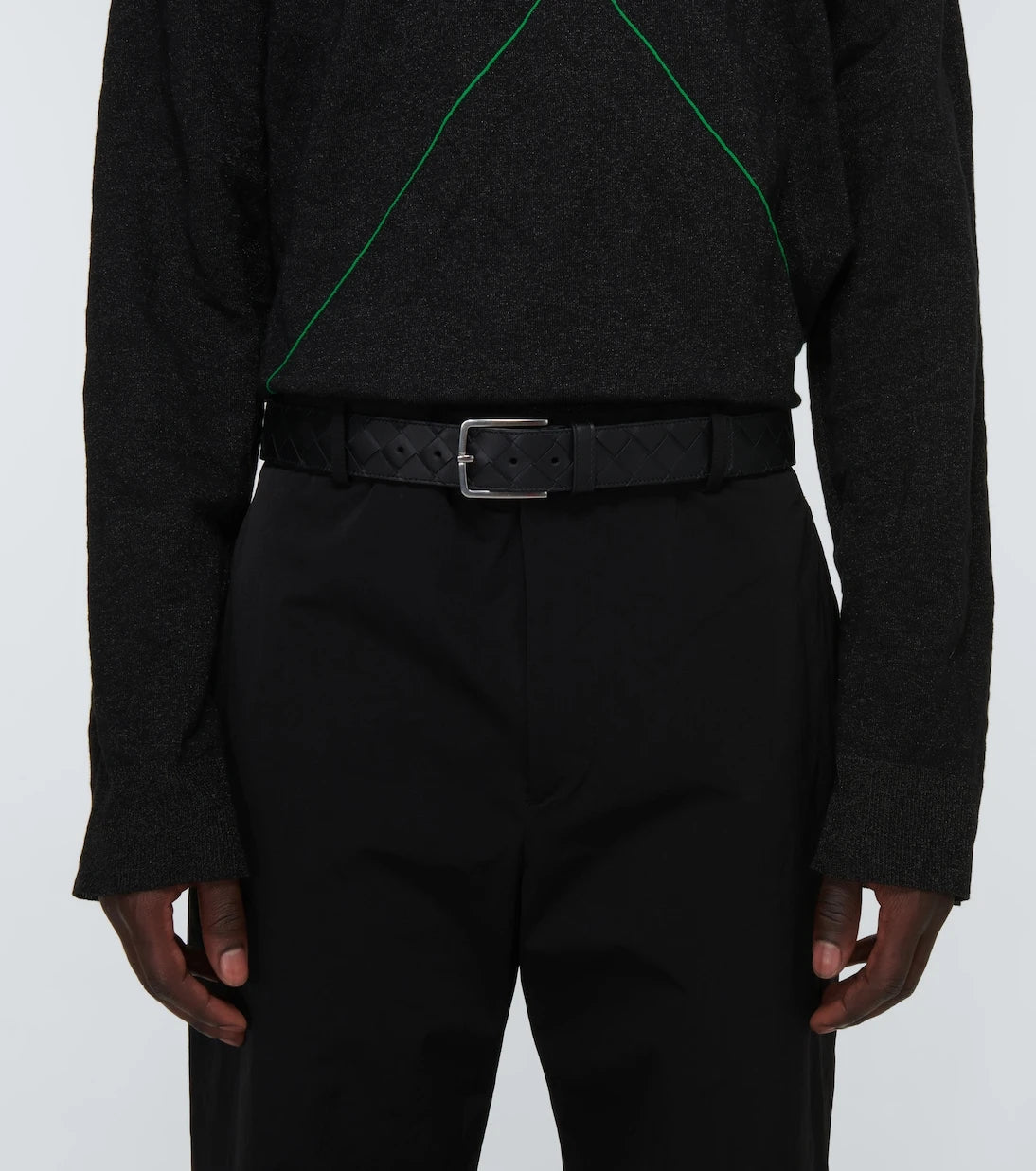 Bottega Veneta - Intrecciato leather belt