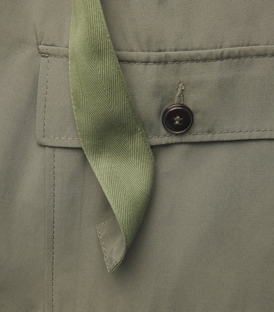 MAX&Co. Green Wrap Midi Skirt