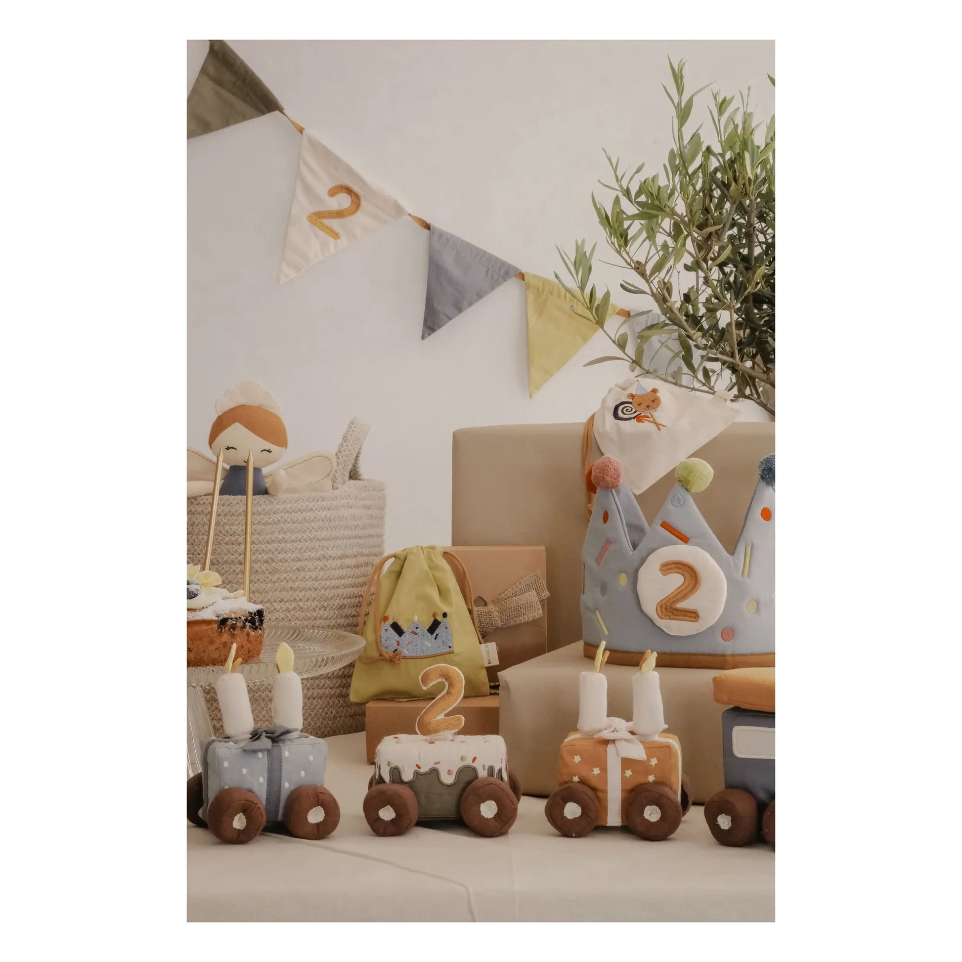 Fabelab - Birthday garland | Blue